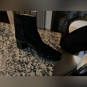 Black ankle boots brand new size 9 narrow
